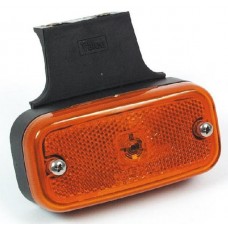 Sárga helyzetjelző prizmás L tartóval